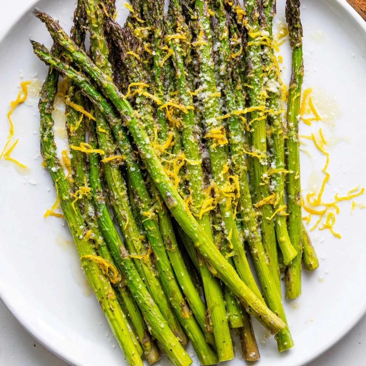 Roasted Asparagus Parmesan Lemon
