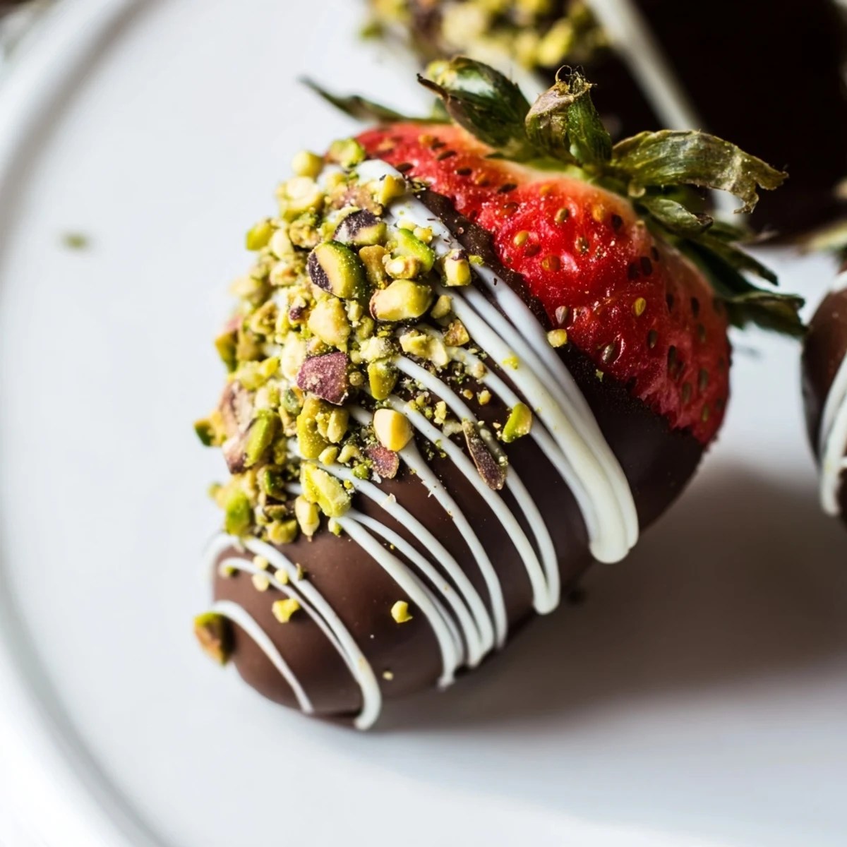 Easy homemade chocolate-dipped fruit appetizers served chilled on a platter, perfect for parties or as a light gluten-free dessert.