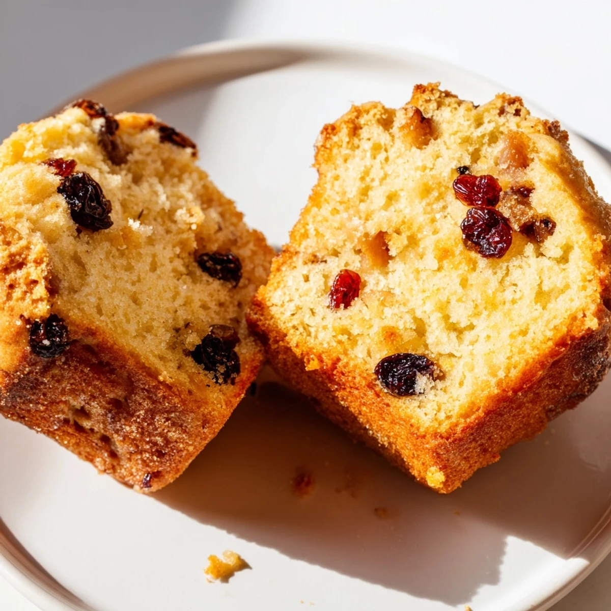 Freshly baked Mini Irish Soda Bread Muffins with a golden crumbly top and soft interior, ready to be enjoyed with jam.