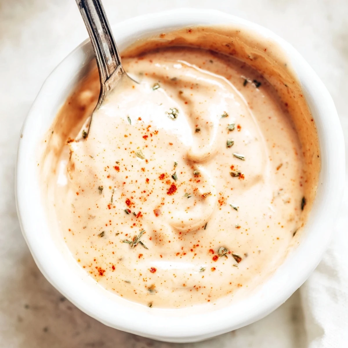 Hot Honey Ranch Crispy Chicken Tenders Sauce drizzled over a fresh salad, adding sweet heat and tangy ranch.