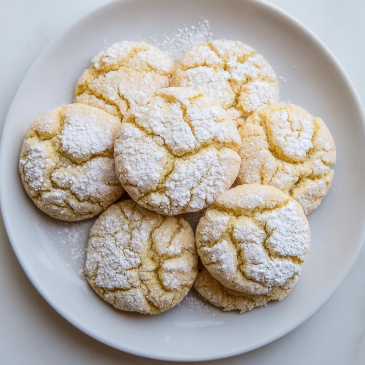 Golden soft chewy lemon cookies cooling on wire rack with zesty glaze