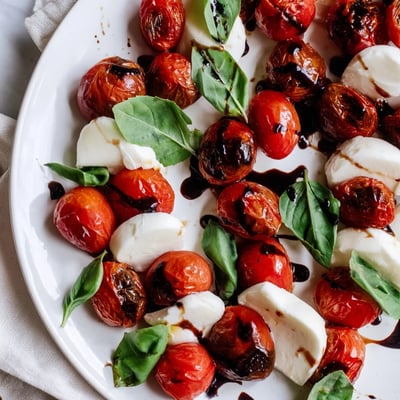 Roasted Tomato Caprese Salad