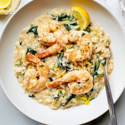 Creamy Shrimp Orzo