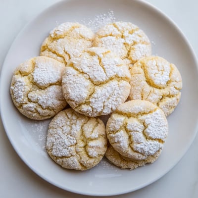 Golden soft chewy lemon cookies cooling on wire rack with zesty glaze
